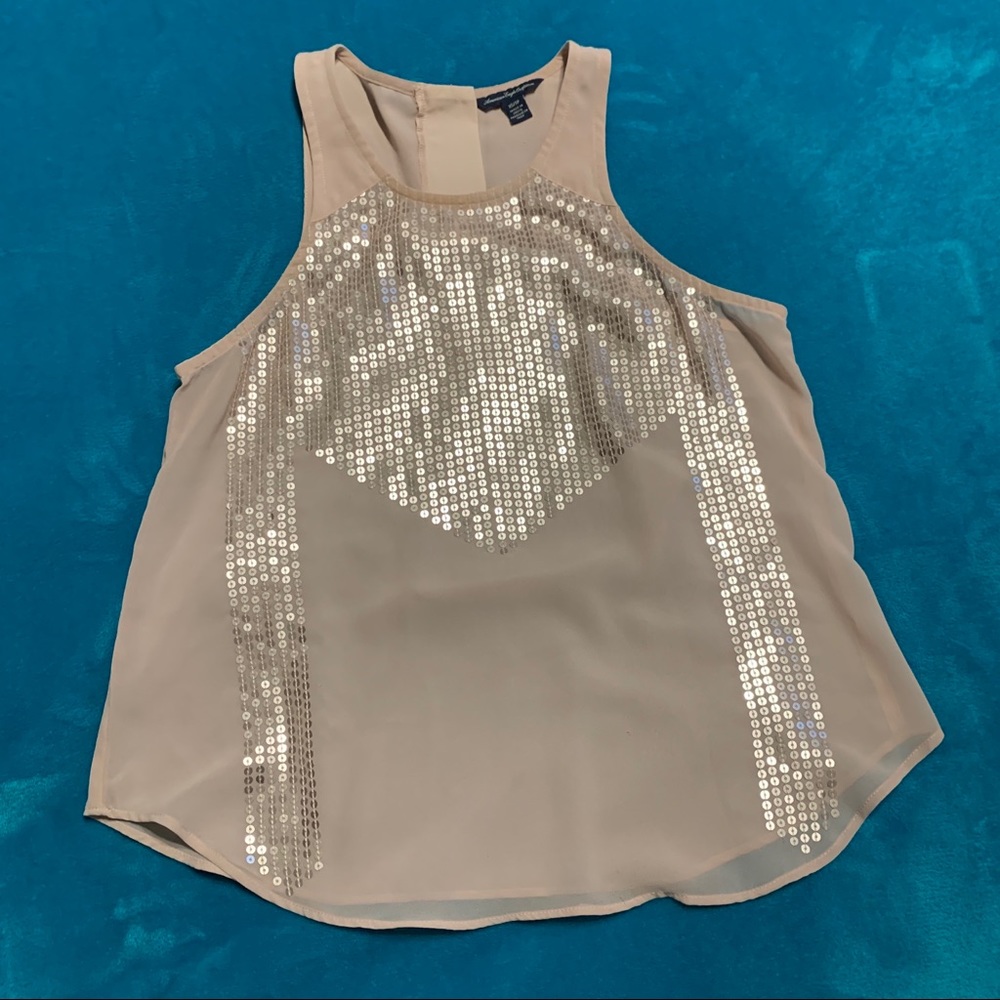 American Eagle pink tank